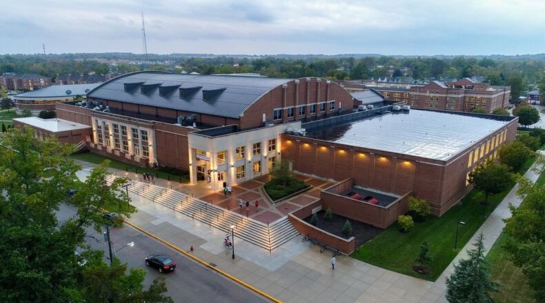 Miami University officials said Thursday they have hired an independent legal firm to investigate allegations a former member of the school's hockey coaching staff may have abused players. The statement comes in the wake of media reports that Bradley Aldrich - who was also a former NHL Chicago Blackhawk assistant coach - has been sued by two former players who alleged sexual abuse by Aldrich. Miami's hockey teams play in Goggin Arena, pictured, on the school's main Oxford campus. (Provided Photo\Journal-News)