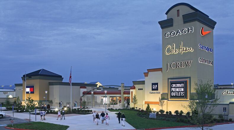 Cincinnati Premium Outlets in Monroe is gearing up for National Outlet Shopping Day, June 10-11. FILE PHOTO