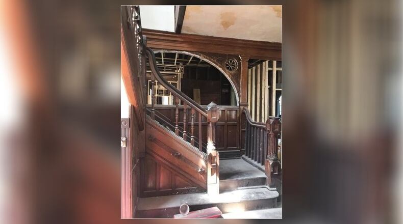 The interior of the German Village building that will house the Fort Hamilton Hospital Foundation will undergo lots of renovation before it is occupied in March. PROVIDED