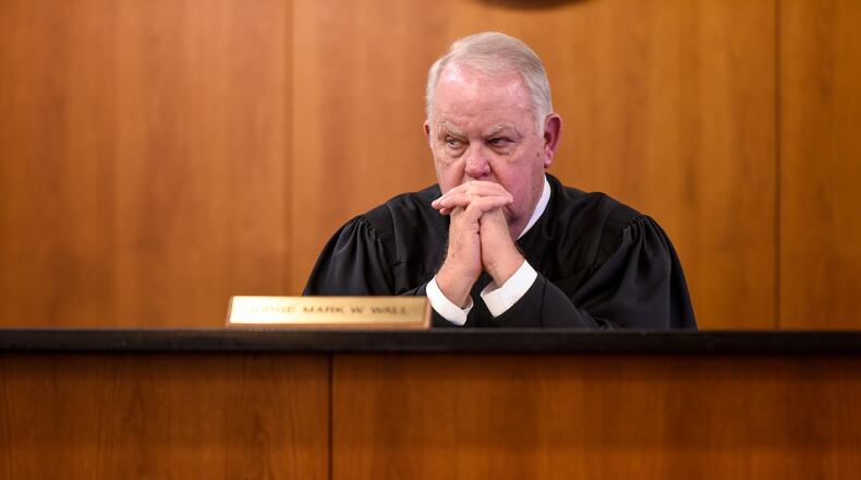 Middletown Municipal Court Judge Mark W. Wall died Saturday, Feb. 11. NICK GRAHAM/ 2016