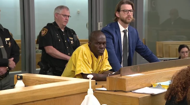 Mordecia Black in court. PAUL WEEDEN/WCPO