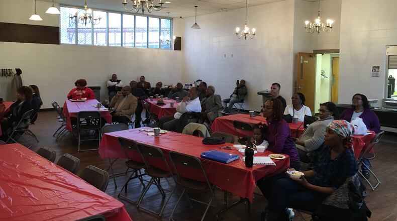More than 50 Middletown community leaders and residents gathered Saturday morning at the Robert “Sonny” Hill Community Center to discuss the rash of shootings that has plagued the city for more than a week as well as issues of poverty, infant mortality and education.