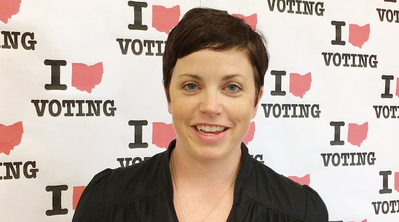Butler County Board of Elections Deputy Director Jocelyn Bucaro will be named the Ohio Assocation of Election Officials president on Friday. MICHAEL D. PITMAN/STAFF