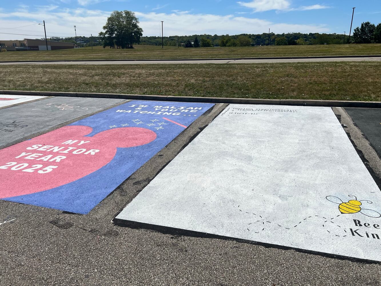 Fairfield high school senior parking lot 2024