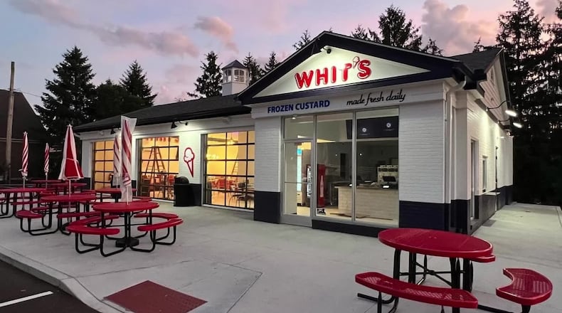 Jeffrey Neace opened Whit's Frozen Custard at 199 N. Main St. in Centerville on July 1, 2022. CONTRIBUTED