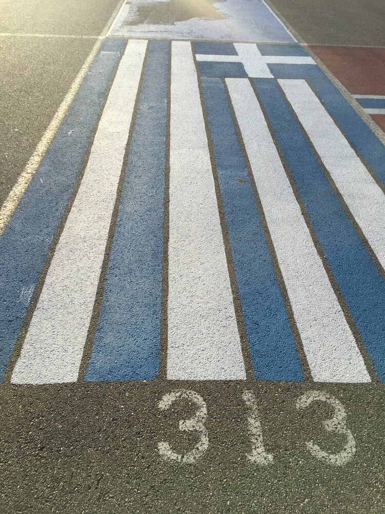 Lakota West senior parking spaces