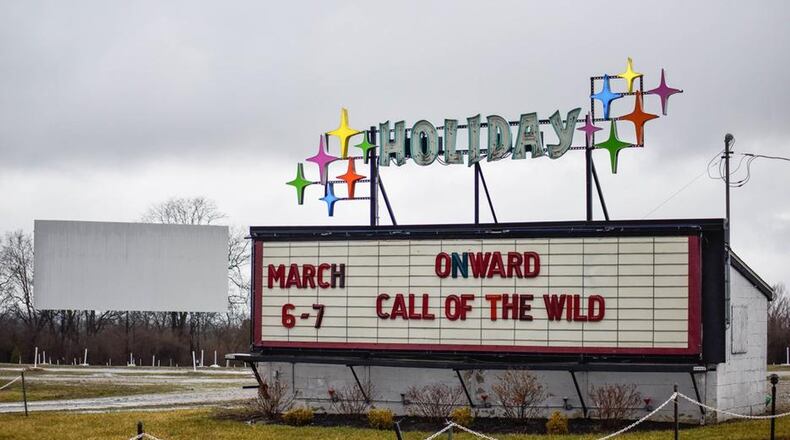 Holiday Auto Theatre drive-in opened last weekend in Hamilton after being closed for nearly two months due to the coronavirus. NICK GRAHAM/STAFF