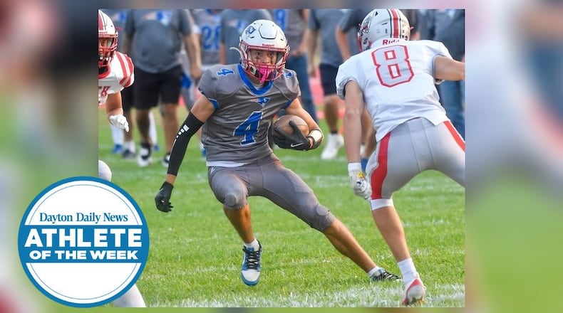 Griffin Richards, Tri-Village High School football. CONTRIBUTED PHOTO