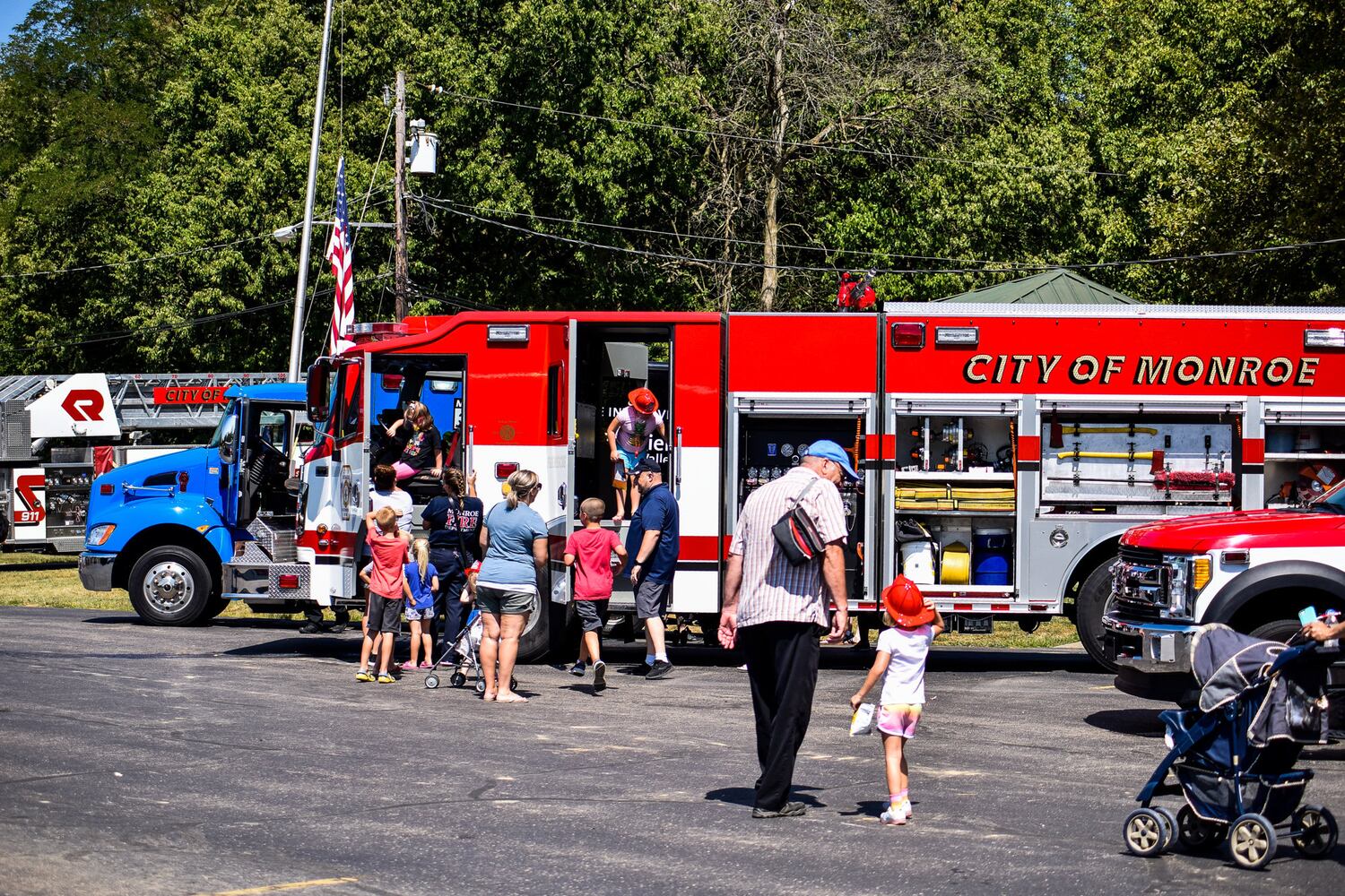 Hundreds attend Touch A Truck event in Monroe