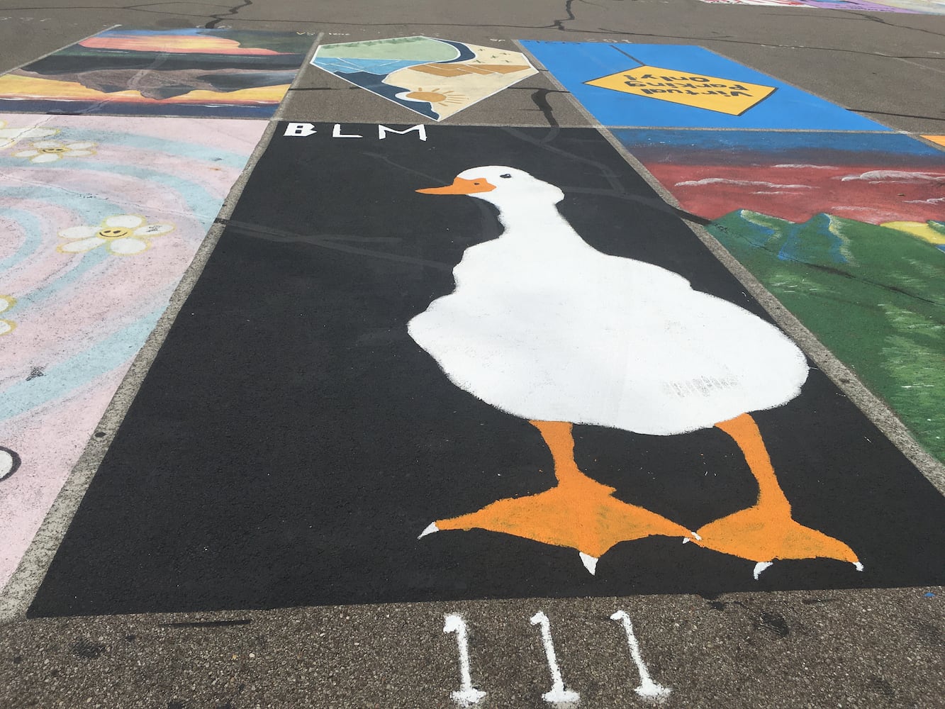Lakota West High School parking lot spaces