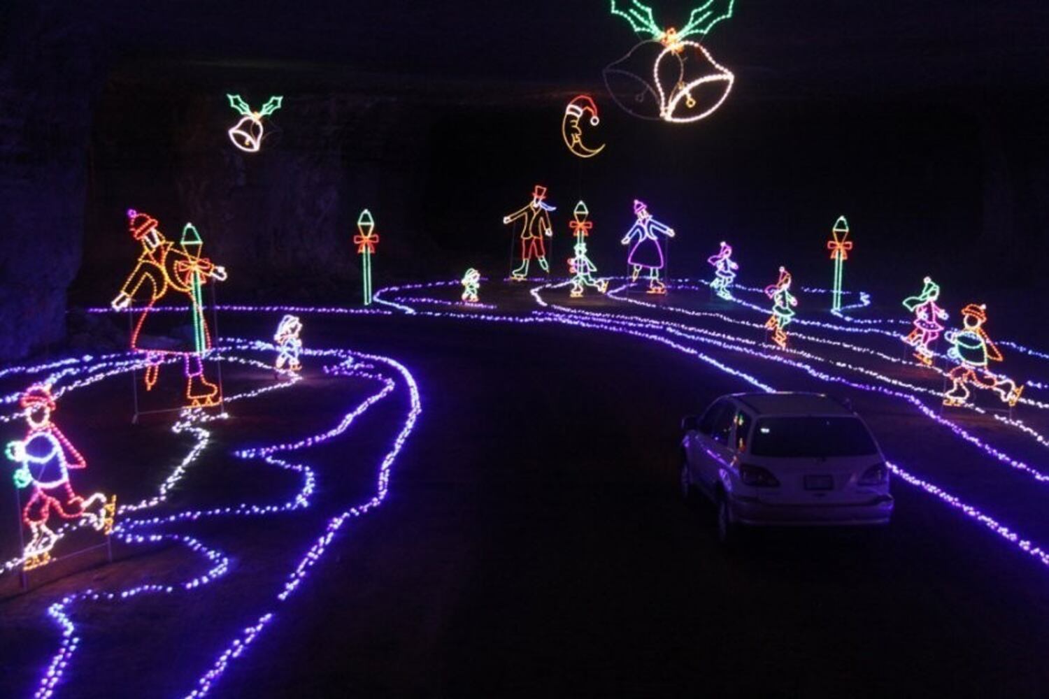PHOTOS: The biggest and brightest holiday light show is underground