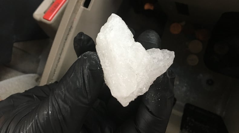 The Butler County Undercover Regional Narcotics Task Force arrested a Hamilton man with 400 grams of Crystal Methamphetamine on Wednesday, officials said.