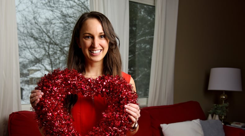 Leah Riegert, a stroke survivor, will serve as ambassador for the American Heart Association Go Red for Women 2021 campaign. NICK GRAHAM / STAFF