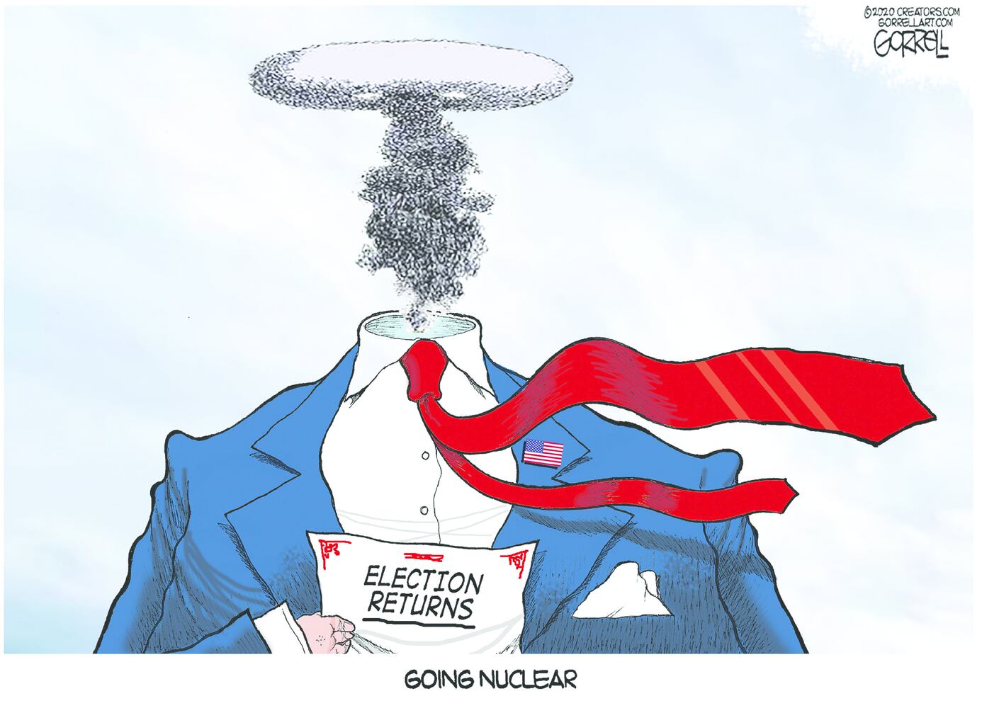 Week in cartoons: Democracy, Alex Trebek and more