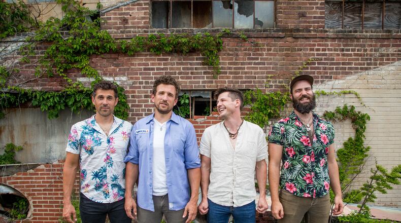 Northern Virginia-based Celtic group Scythian, (left to right) Danylo Fedoryka, Alexander Fedoryka, Johnny Rees and Ethan Dean, brings its “Roots and Stones” tour to The Brightside in Dayton.