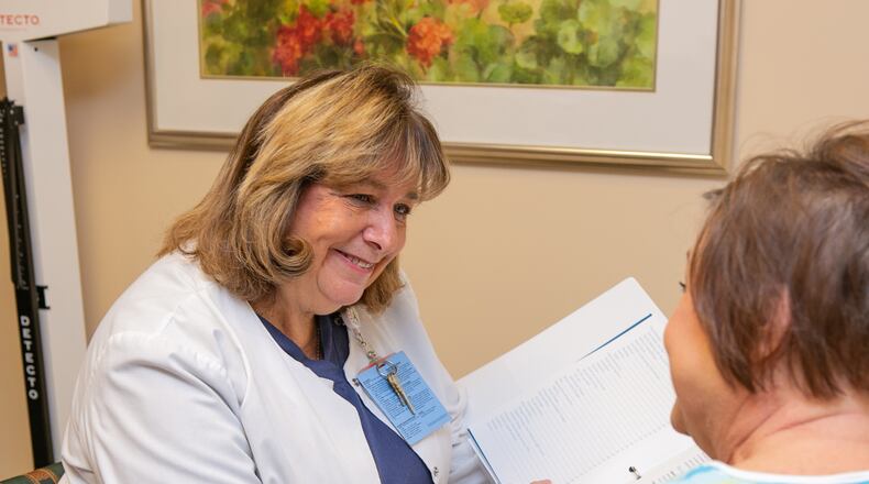 Oncology nurse navigator Phyllis Rudokas specializes in helping patients who have been diagnosed with breast cancer, lung, and blood cancers. CONTRIBUTED/PREMIER HEALTH