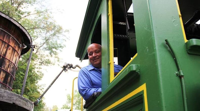 Don Helbig enjoys the ride at Kings Island. CONTRIBUTED