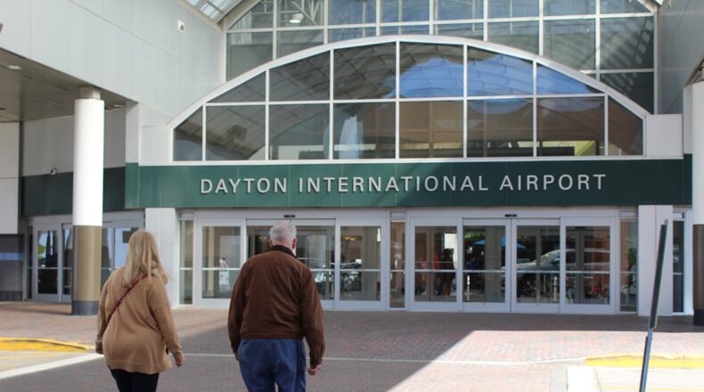 High winds in the Midwest on Tuesday, Jan. 10, 2017, forced the cancellation or delay of several flights to Dayton from O’Hare and to O’Hare from Dayton.