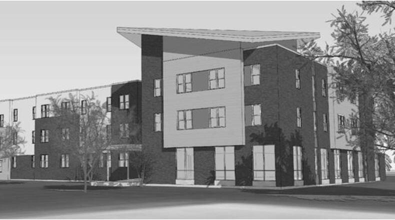 This is an image of what the new YWCA Hamilton apartment and office complex, planned for Ohio 4, might look like. PROVIDED