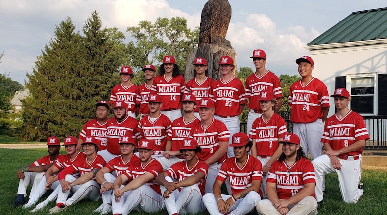 The Miami University Middletown baseball team. CONTRIBUTED