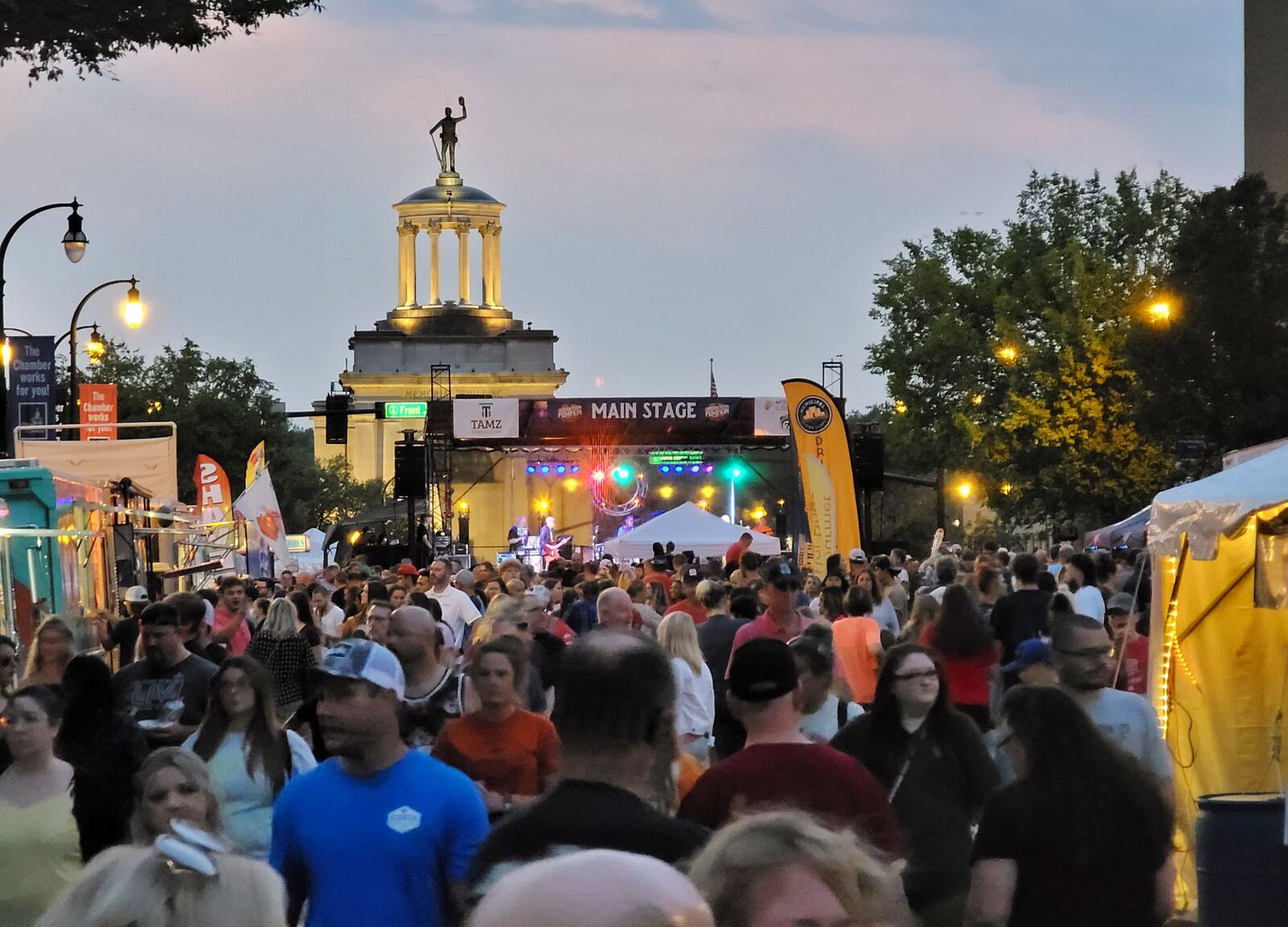 High Street was closed down and lined with vendors, food trucks, rides, games, pumpkins and more for visitors to enjoy Saturday, Oct. 9, 2021 at Operation Pumpkin in downtown Hamilton. NICK GRAHAM / STAFF