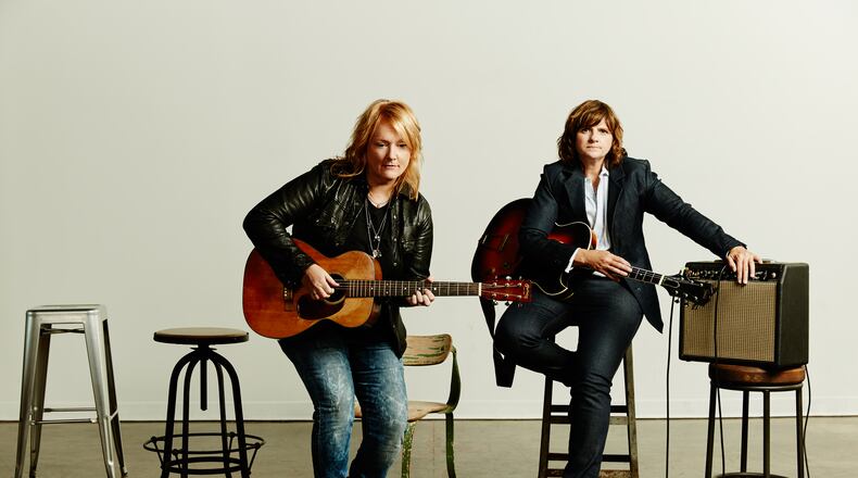 Grammy- winning duo Amy Ray and Emily Saliers, also known as the Indigo Girls, will perform in Dayton on March 3 at the historic Victoria Theatre. CONTRIBUTED