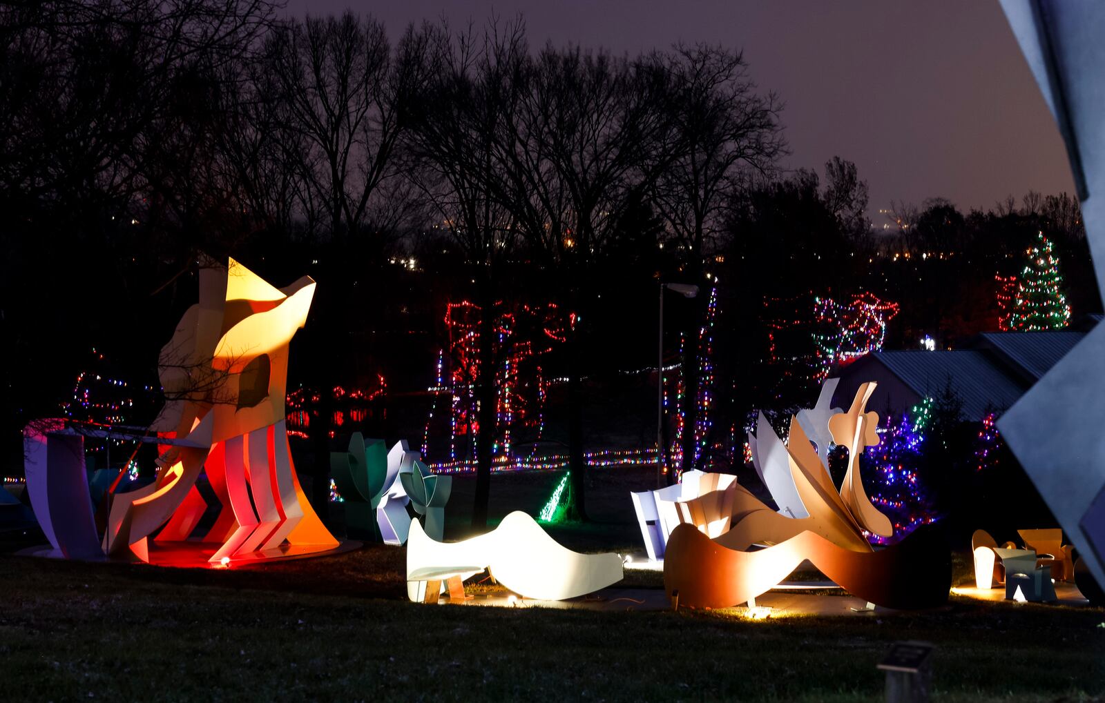 The 2022 “Journey Borealis: A Journey to the North Pole” drive through holiday light display will run through New Year’s Day at Pyramid Hill Sculpture Park & Museum. Tuesdays are free for Hamilton residents. Regular admission prices per carload for Journey Borealis are $15 every night for Pyramid Hill members. Non-members are $25 per carload. For more details, or to purchase a membership, visit www.journeyborealis.com. NICK GRAHAM/STAFF
