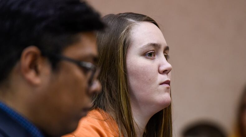 Bethany Scott plead guilty May 11 in Butler County Common Pleas Court for the robbery of a Middletown CVS pharmacy in January. NICK GRAHAM/STAFF
