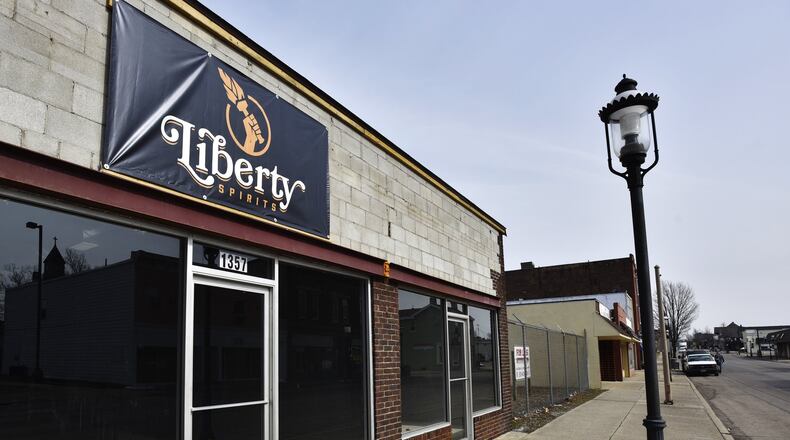 Mike Robinette, the owner of Liberty Spirits, says some of the slowness in meeting contractually required deadlines was due to a lag by Middletown’s city administration in providing the company a deed. Robinette bought the property for Liberty Spirits from the city for $1 amid controversy about the price and tax abatements. NICK GRAHAM/STAFF