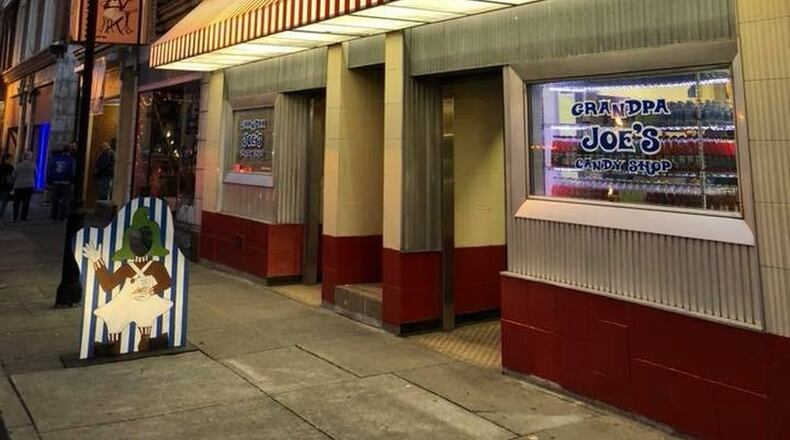 Grandpa Joe’s Candy Shop, at 1212 Central Ave. in Middletown, has a selection of fresh, homemade doughnuts alongside its candy, old-fashioned glass bottled sodas and ice cream. CONTRIBUTED