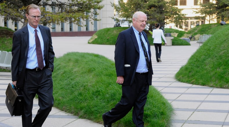 It's rare that you see Bengals owner Mike Brown, but here he's seen with Giants owner John Mara before a court-ordered mediation at a U.S. Courthouse on May 16, 2011 in Minneapolis, Minnesota. Mediation was ordered after a hearing on an antitrust lawsuit filed by NFL players against the NFL owners that followed a breakdown of labor talks between the parties.