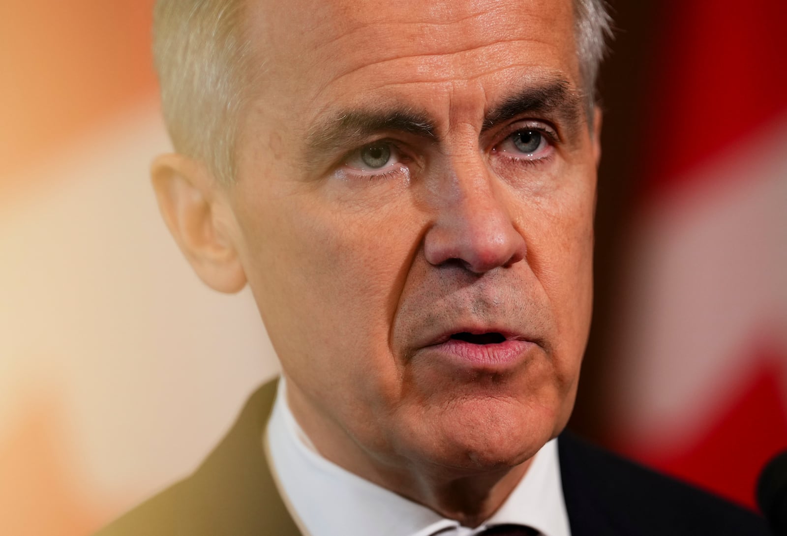 Prime Minister Mark Carney holds a press conference on Parliament Hill in Ottawa on Friday, June 6, 2025. (Sean Kilpatrick /The Canadian Press via AP)