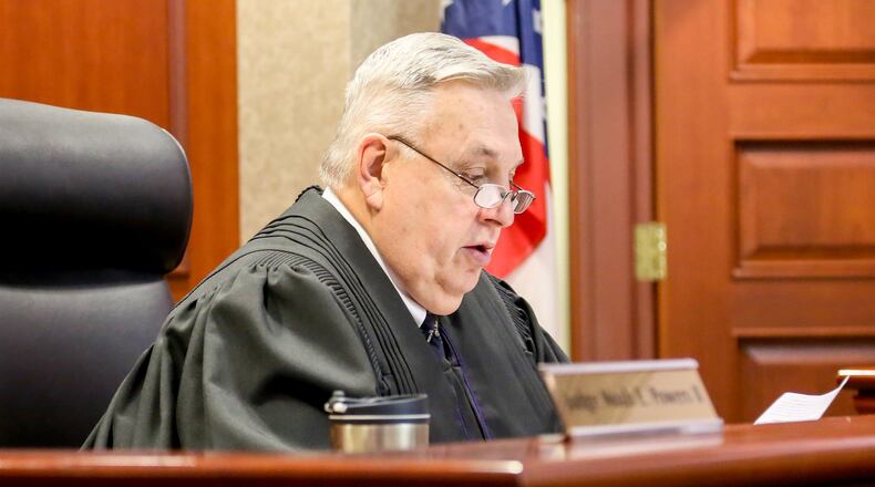 Butler County Common Pleas Judge Noah Powers II is running for the open seat on Ohio’s 12th District Court of Appeals. MICHAEL D. PITMAN/STAFF