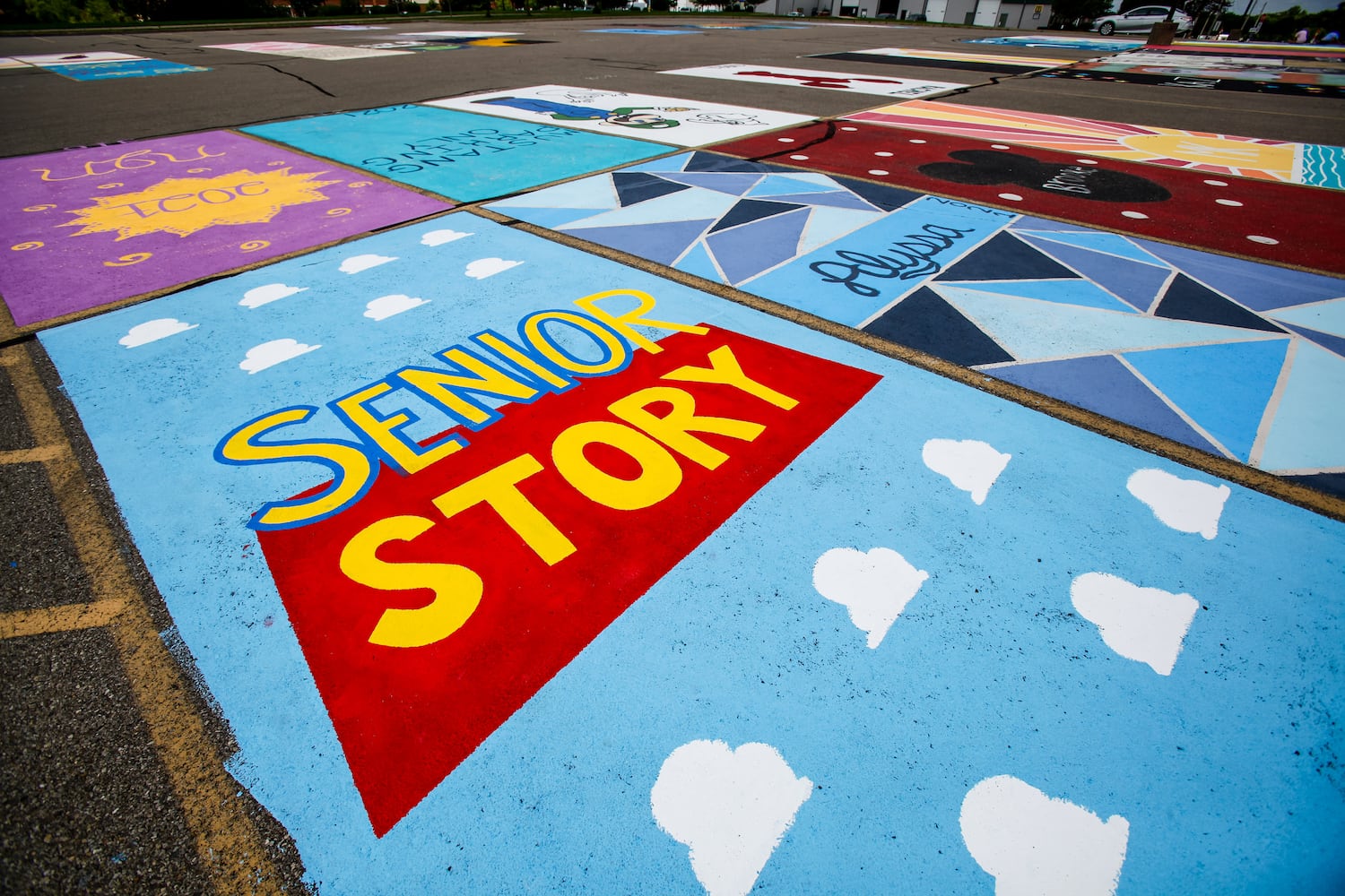 081220 Lakota East parking spot painting