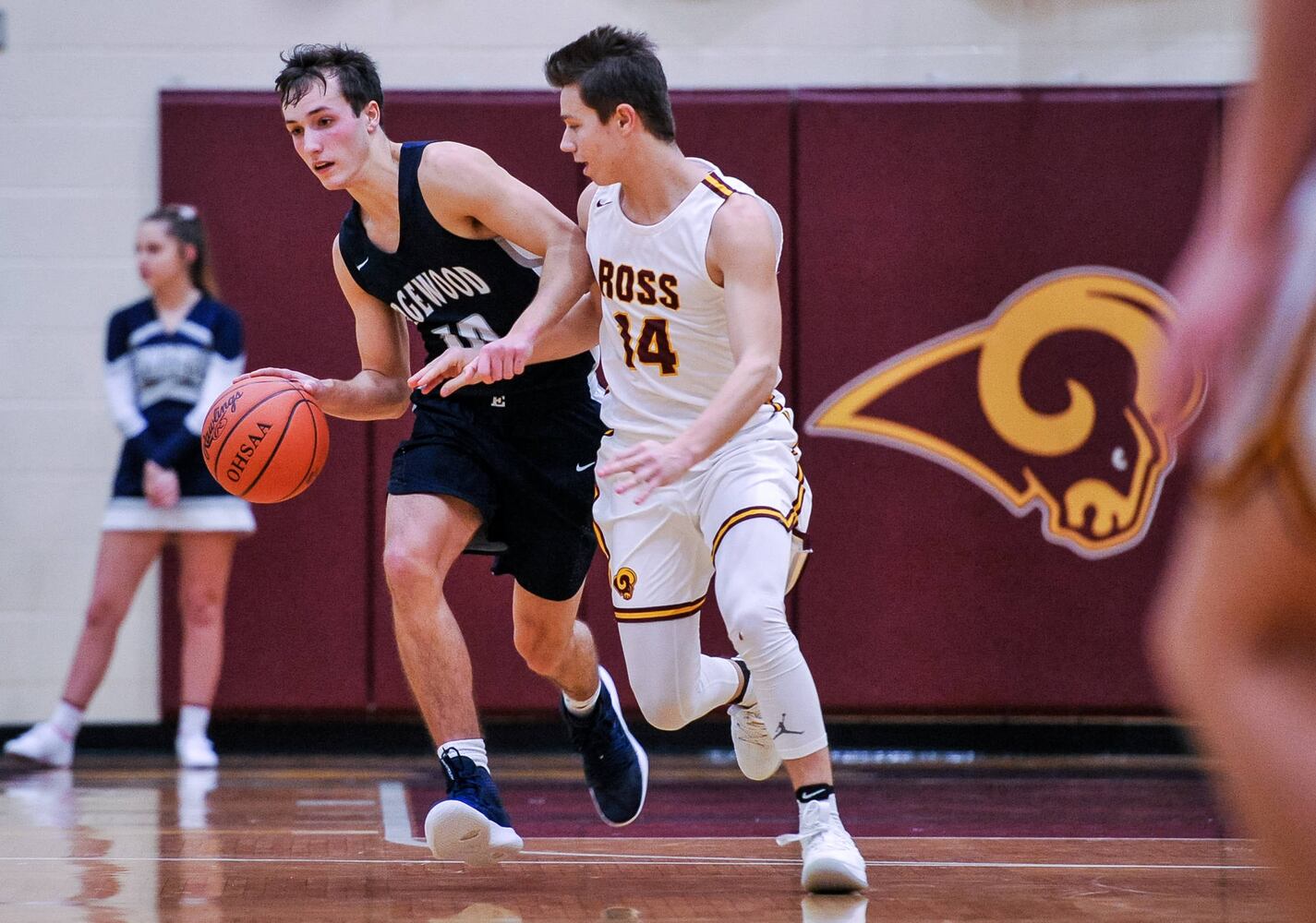 Ross vs Edgewood basketball