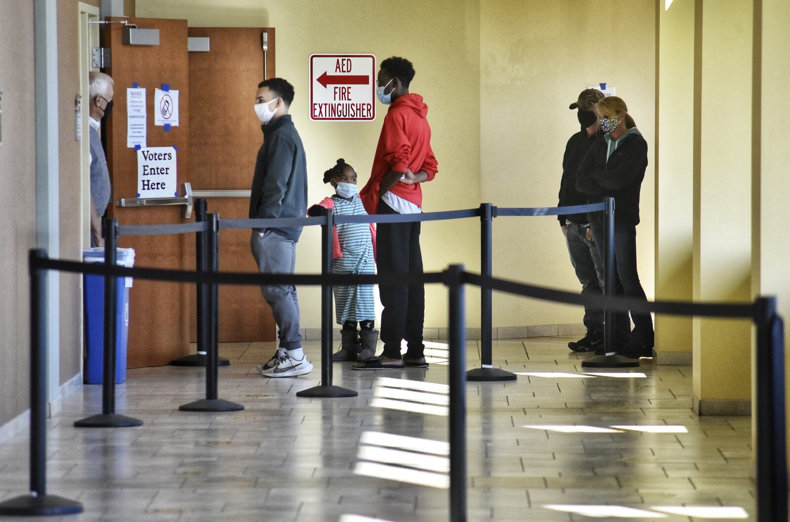 Some voters came to cast their ballots at the Butler County Board of Elections on election day Tuesday, Nov. 3, 2020 in Hamilton. NICK GRAHAM / STAFF