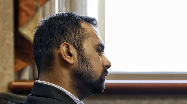 The trial of Taranpreet Singh, accused of raping four women in 2019 and 2020, started Tuesday, Sept. 28, 2021 in front of Judge Michael Oster in Butler County Common Pleas Court in Hamilton. NICK GRAHAM / STAFF