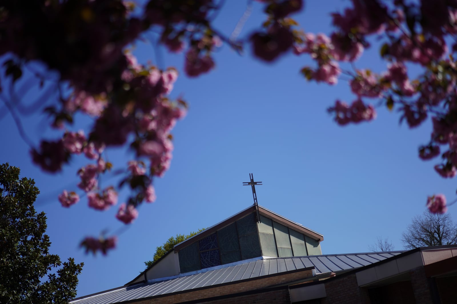 St. Mary of the Immaculate Conception Catholic Church in Fredericksburg, Va., April 9, 2025. (AP Photo/Jessie Wardarski)