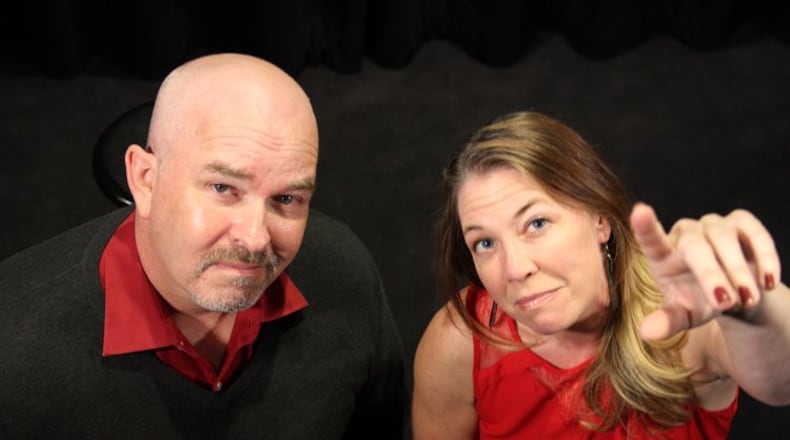 Matthew Moore and Krista Stauffer portray a couple dealing with Parkinson's Disease in the play "What I Didn't Say: A Journey Through Parkinson's'' coming to Sinclair Community College in April. CONTRIBUTED