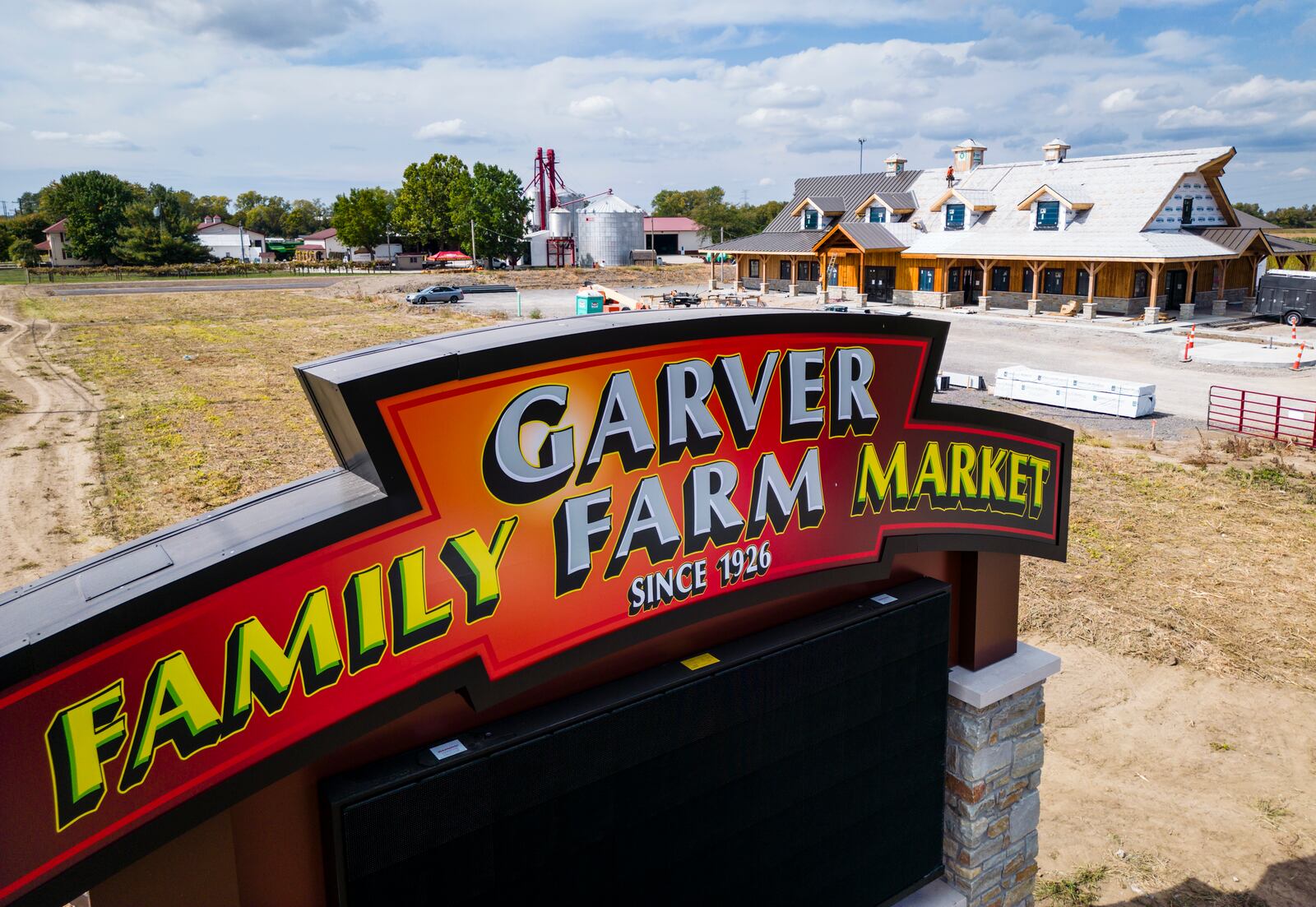 Garver Family Farm will have their Harvest Fest on Saturday and is expanding with addition of the new building opening at the beginning of 2024 that will have a bakery, bistro, wine bar and more. NICK GRAHAM/STAFF
