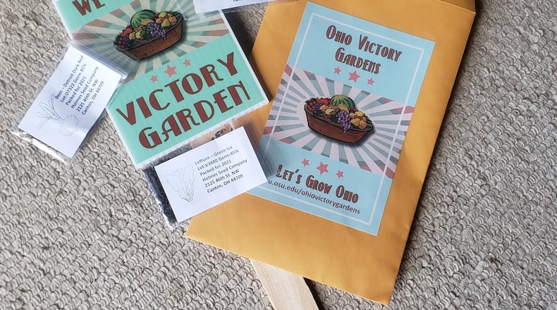 The Ohio Victory Gardens program seed packet for 2021. CONTRIBUTED/PAMELA BENNETT