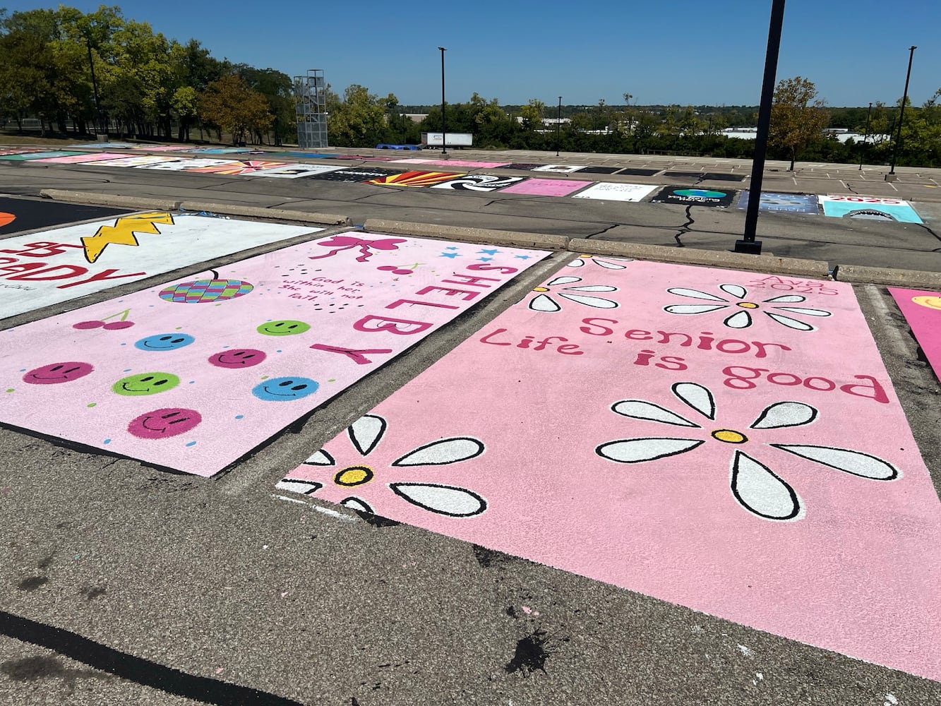 Fairfield high school senior lot spaces