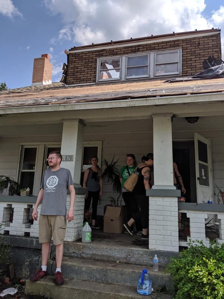 Photos: Community rallies around Dayton restaurant owner after son’s death, tornado