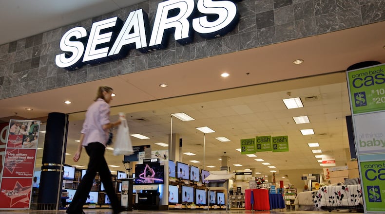 Sears stores like this location in the Mall at Fairfield Commons now offer online ordering stations for Sears merchandise as a reaction to market forces.