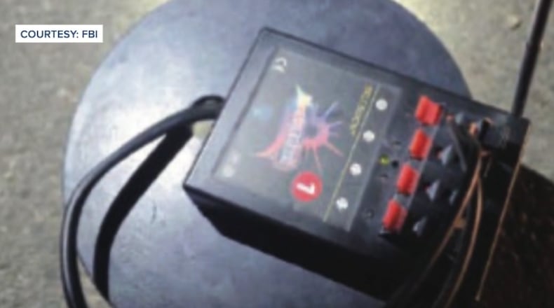 This is the improvised explosive device found at a Lebanon soccer complex in September 2024. FBI/CONTRIBUTED