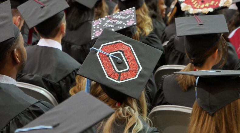 The Ohio State University will have in-person commencement ceremonies this spring, but with health and safety modifications.