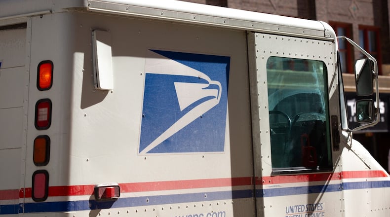 Pictured is a U.S. post office vehicle. PHOTO BY SCRIPPS NEWS OMAHA