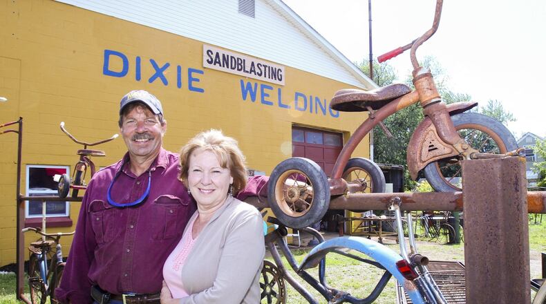 Gary and Diana Brunsman have opened the Gallery of Dixie in Lindenwald. The gallery plans to host metal art and sculpture workshops to encourage artists who weld and construct art. Some of the workshops may be soldering, welding, metal fabrication, safety and metal processes into art. GREG LYNCH / STAFF