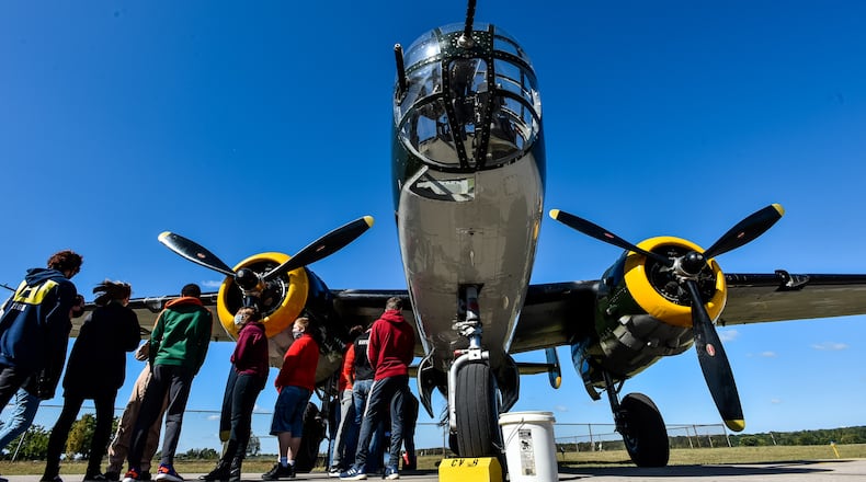 Butler Tech and Middletown officials announced today(7/30) a $1 million grant from the non-profit JobsOhio’s Ohio Site Inventory Program (OSIP) — in partnership with REDI Cincinnati — providing key funding to launch the Butler Tech Aviation Education Hangar project. NICK GRAHAM / STAFF