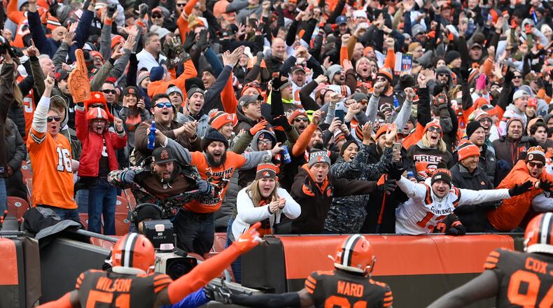 Ohio gamblers won’t start placing sports bets on Browns or Bengals games until Jan. 1, the Ohio Casino Control Commission said Wednesday. (AP Photo/David Richard, File)